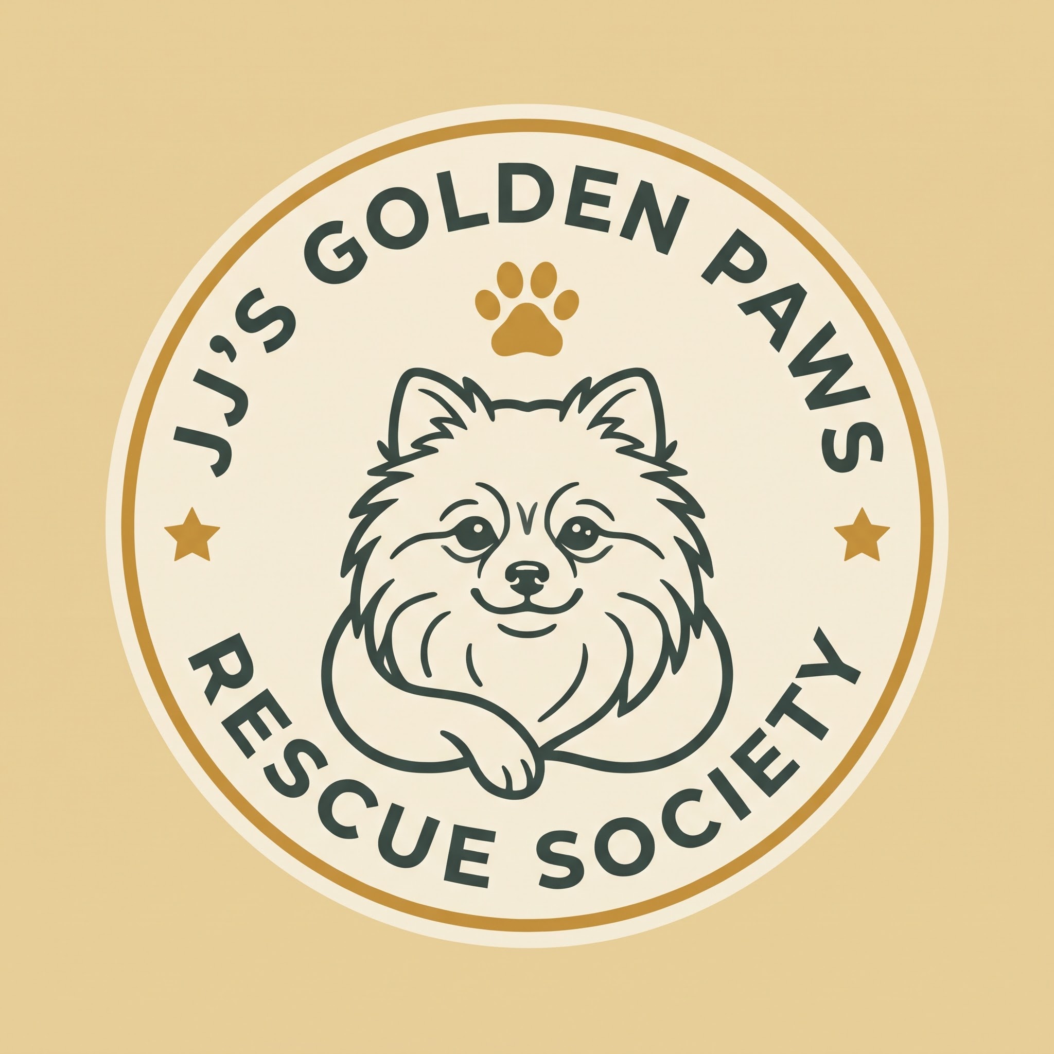 JJ's Golden Paws Rescue Society logo